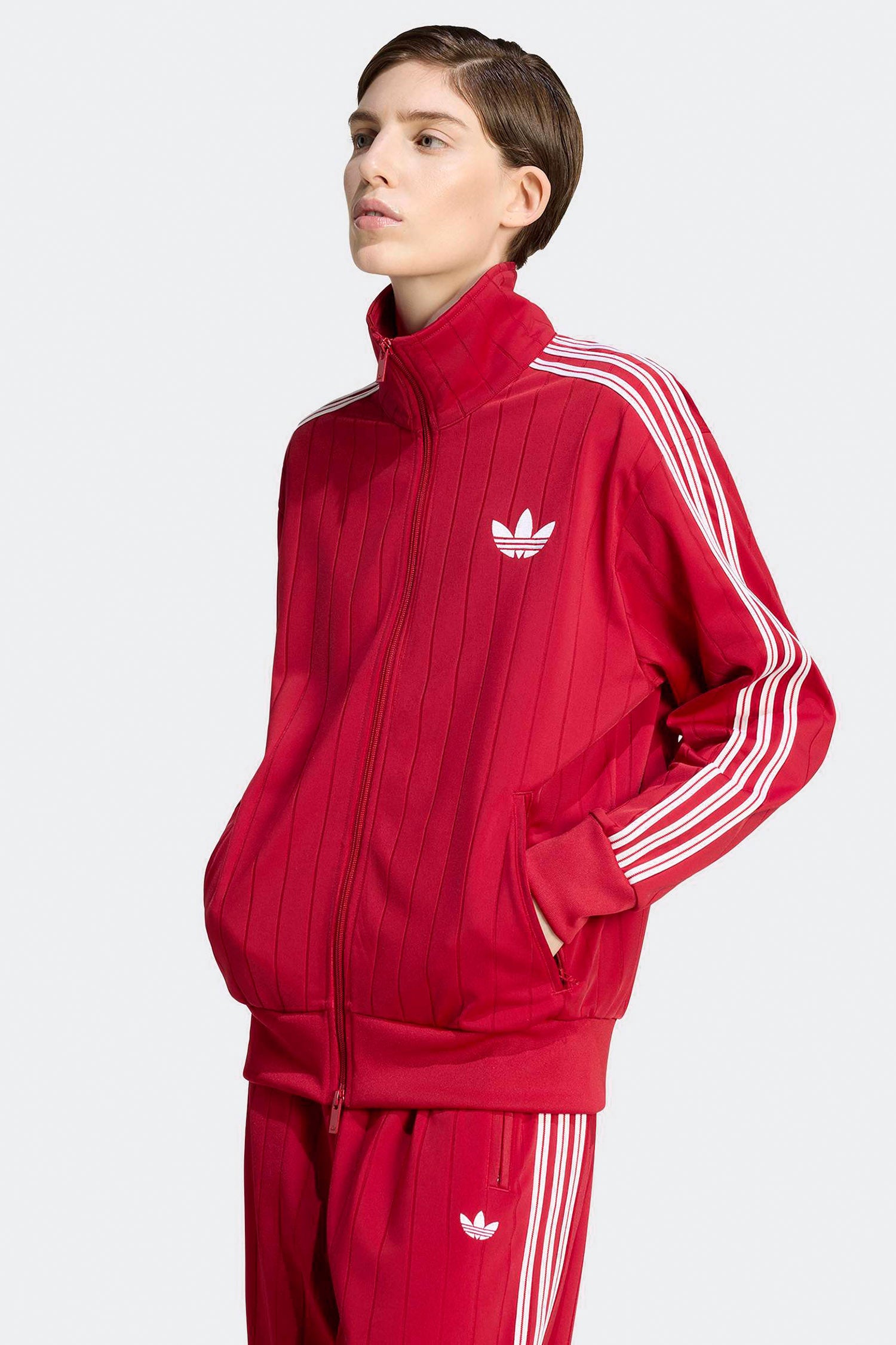 Firebird track jacket - Team Victory Red + White