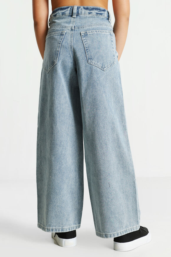 Baggy Fit Jeans - Medium Blau