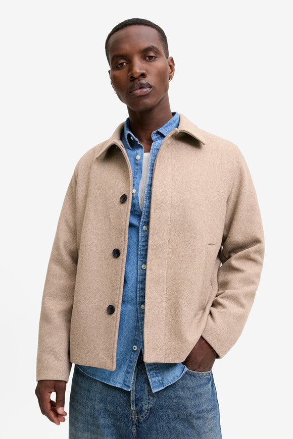 JJEHARRISON kurzer Mantel - Greige