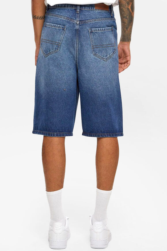 90's Heavy Jeansshorts - Mid Blue Washed