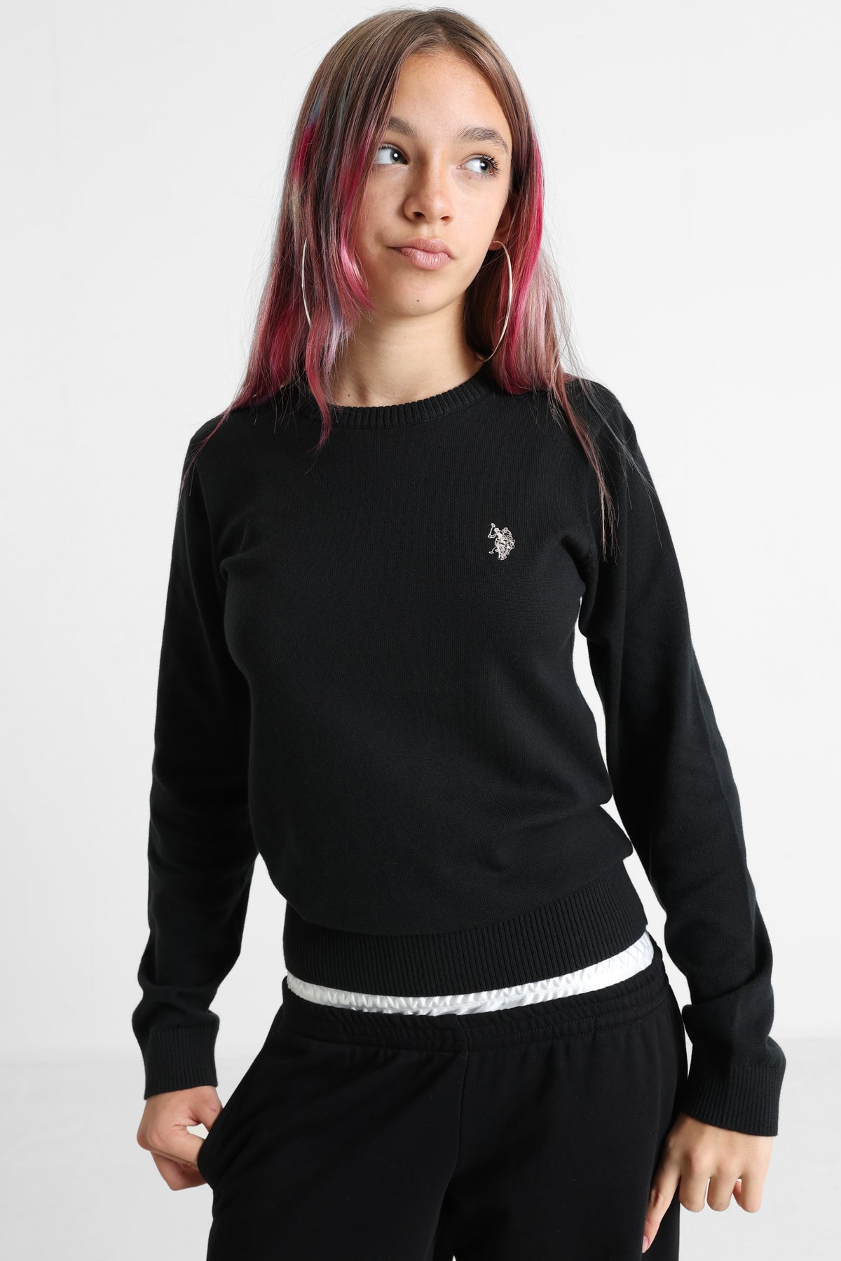 Emma maglione in maglia - Black