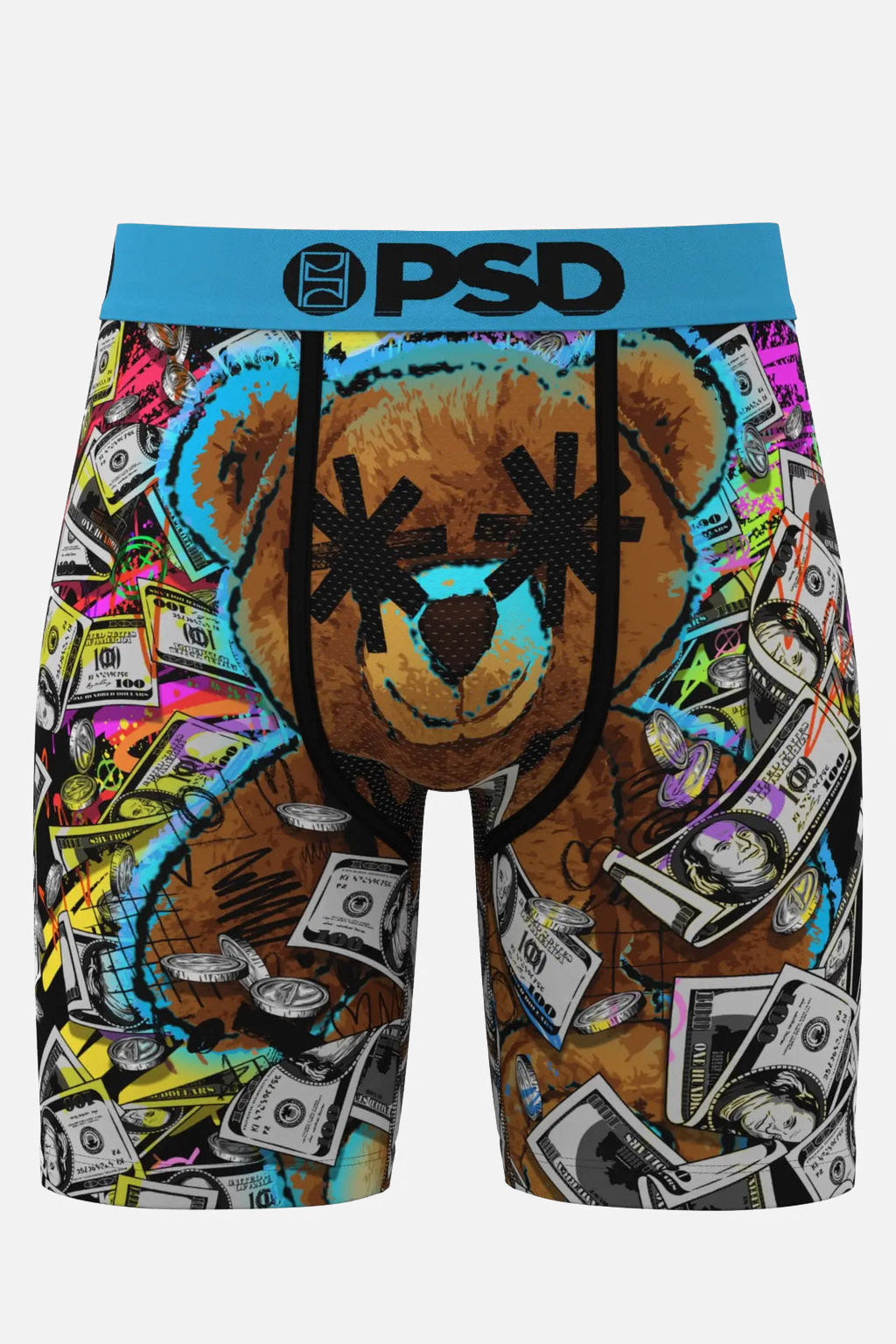 Money Hype Boxershorts - Blue + Multicolor