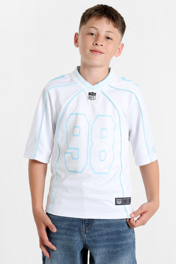 T-Shirt - Weiss + Hellblau