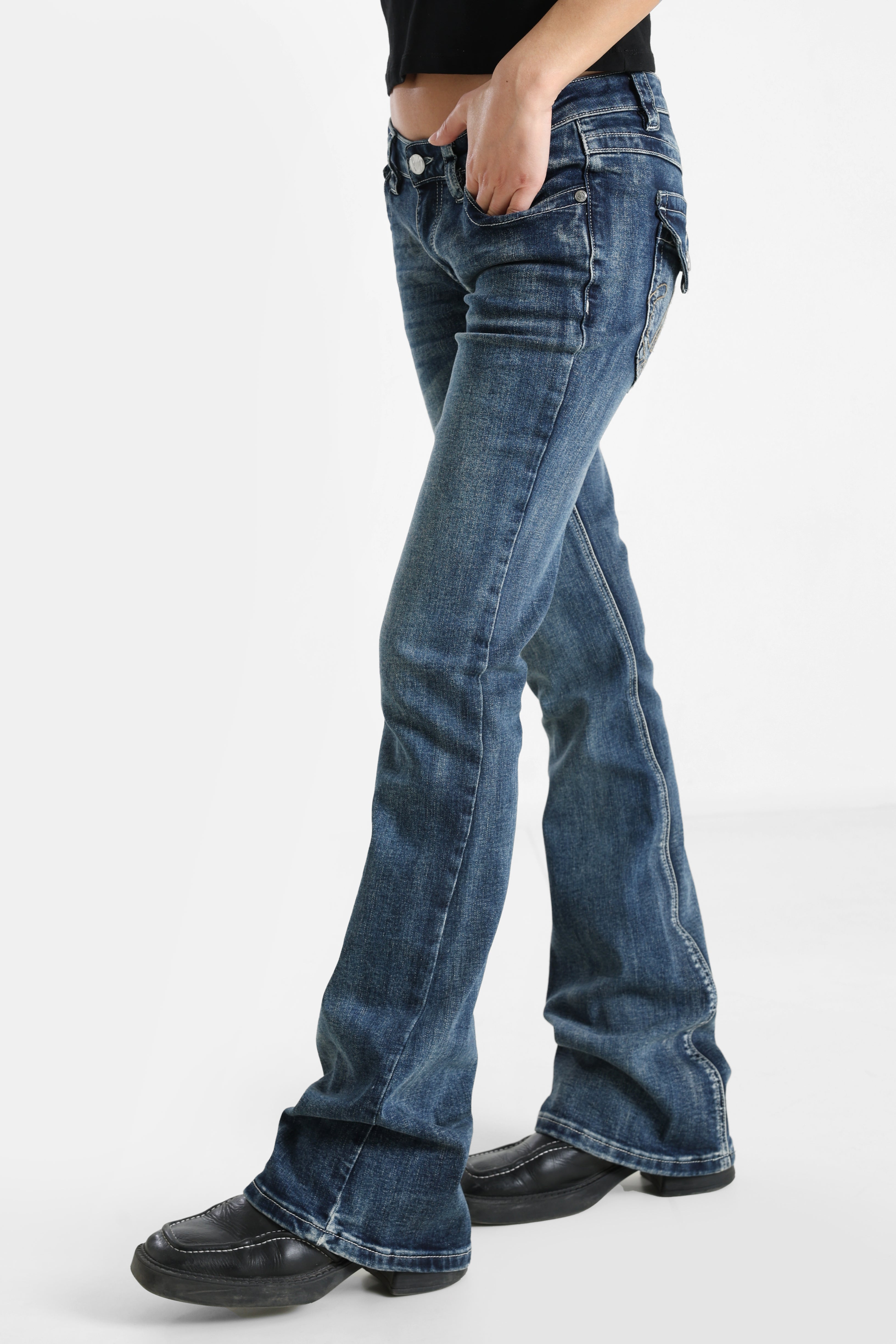 Jeans svasati - blu scuro