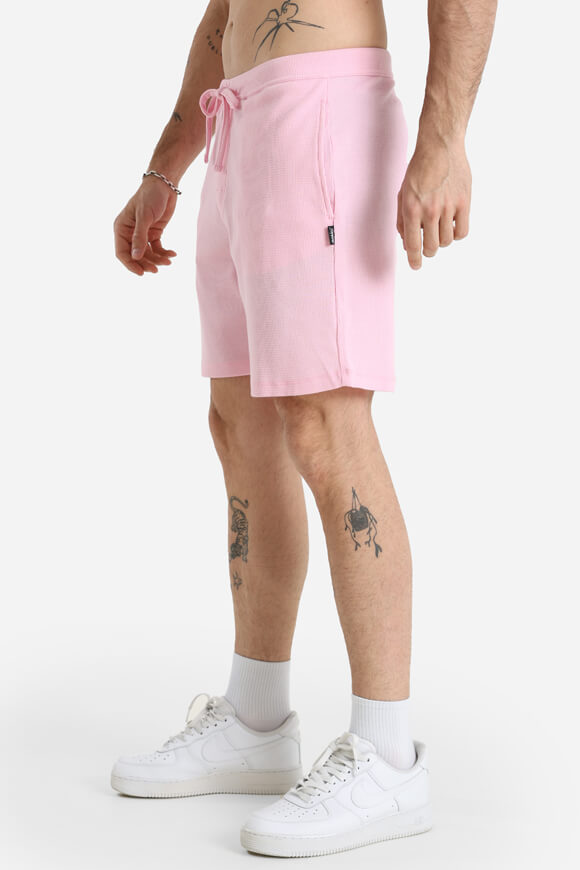 Strukturierte Stoffshorts - Pink