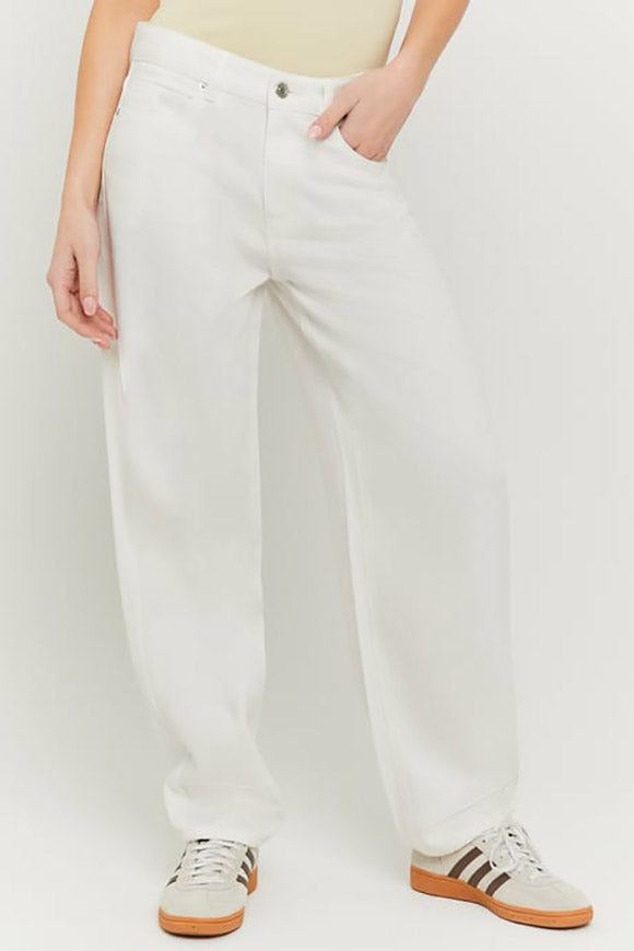 Barrel Fit Jeans - Offwhite