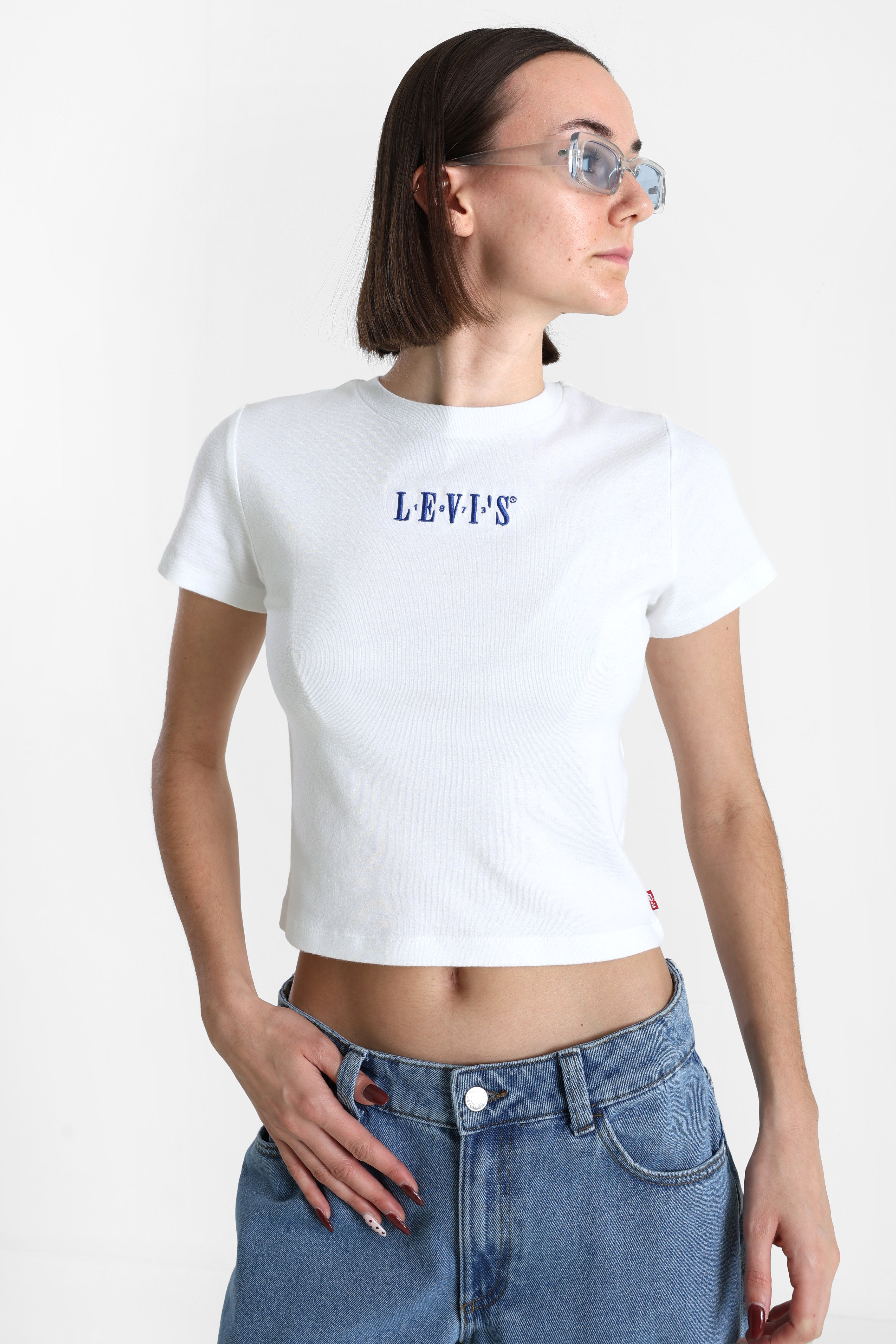 Crop T-Shirt - Bright White