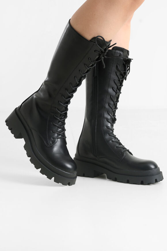 Schnürstiefel - Black