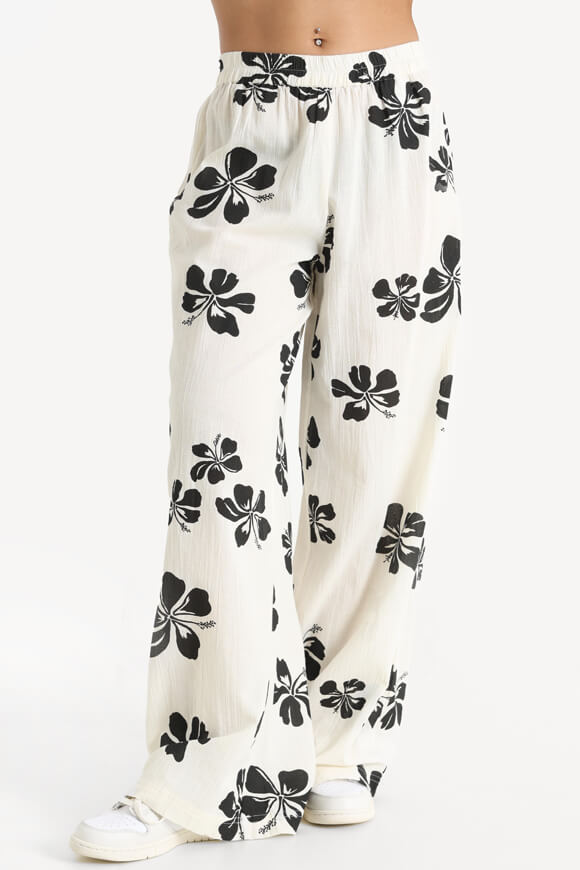 Pantaloni in tessuto a gamba larga PCALOHA - Egret