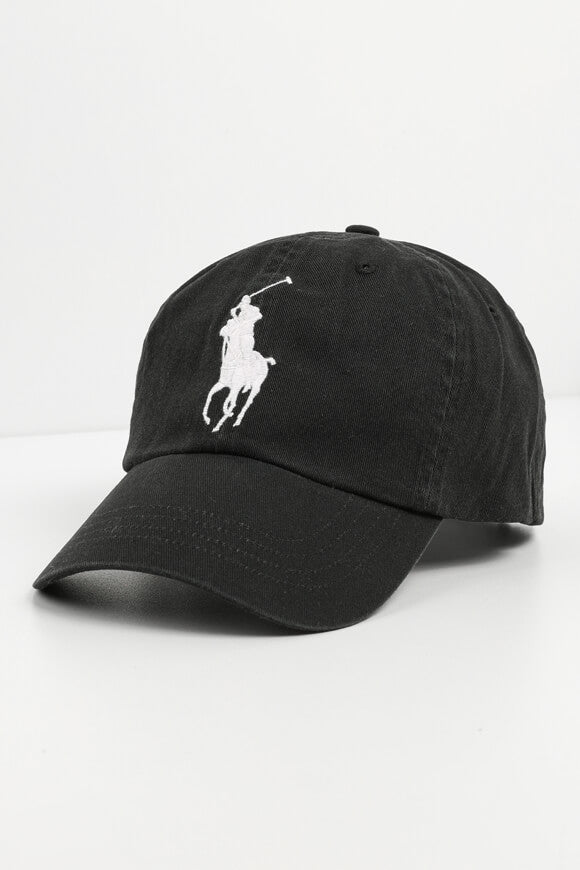 Strapback Cap - Schwarz + Weiss
