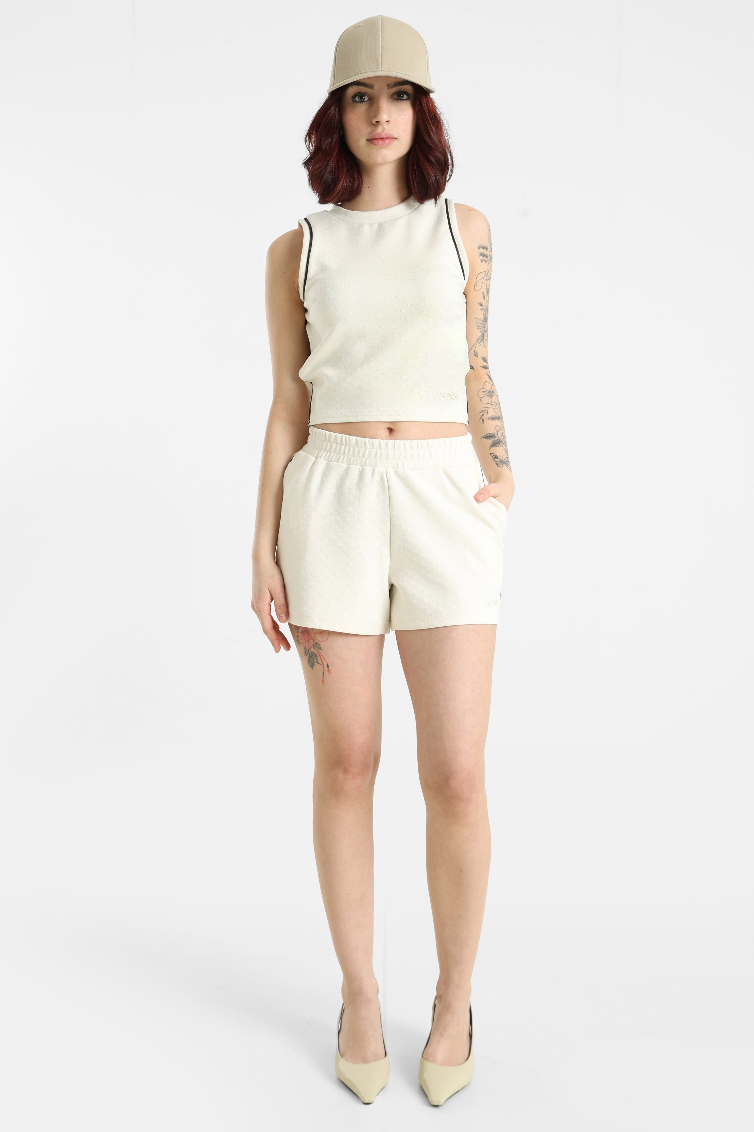 Crop Tanktop - Pearl White