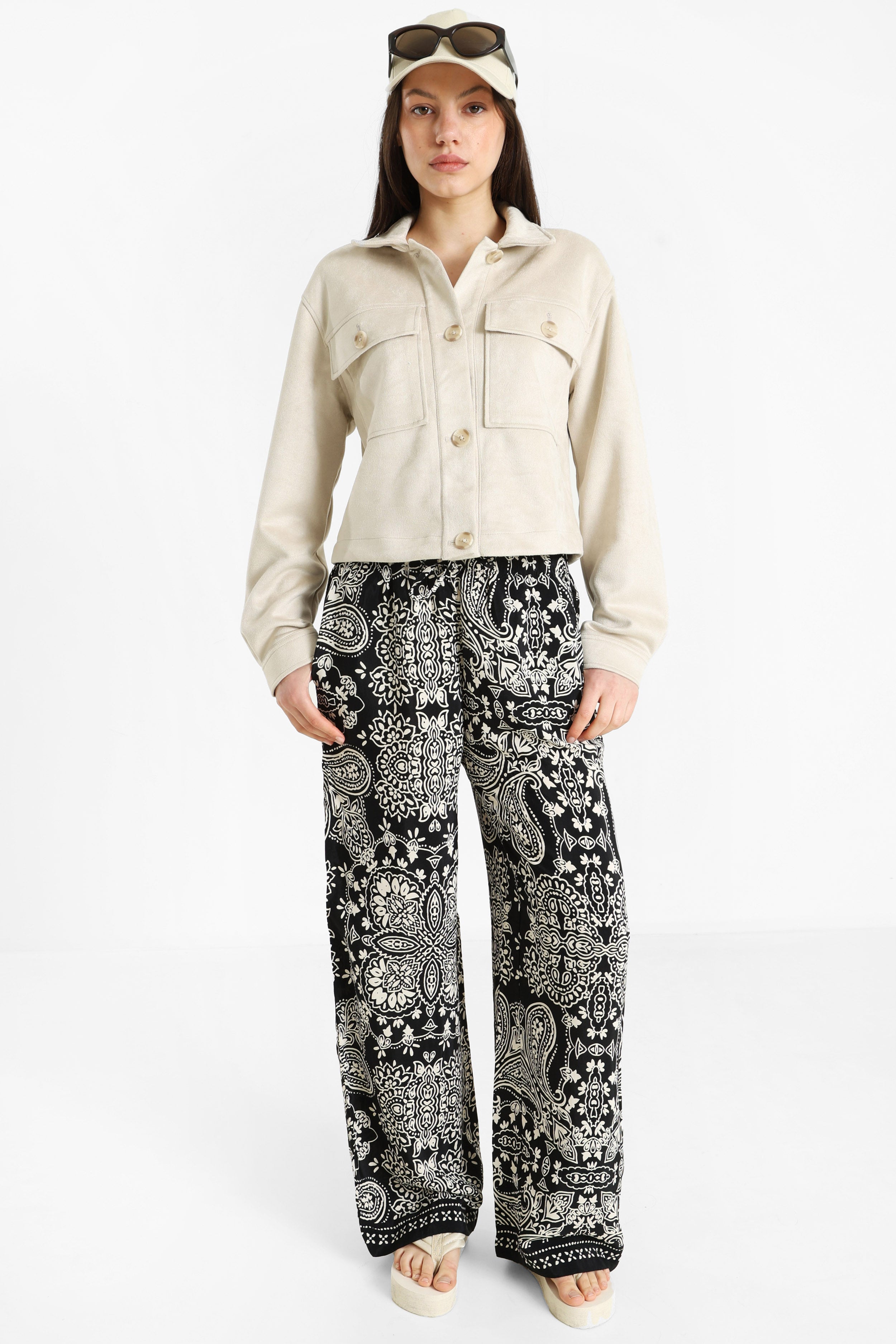 ONLBELICIA Kunstwildleder Jacke - Pumice Stone