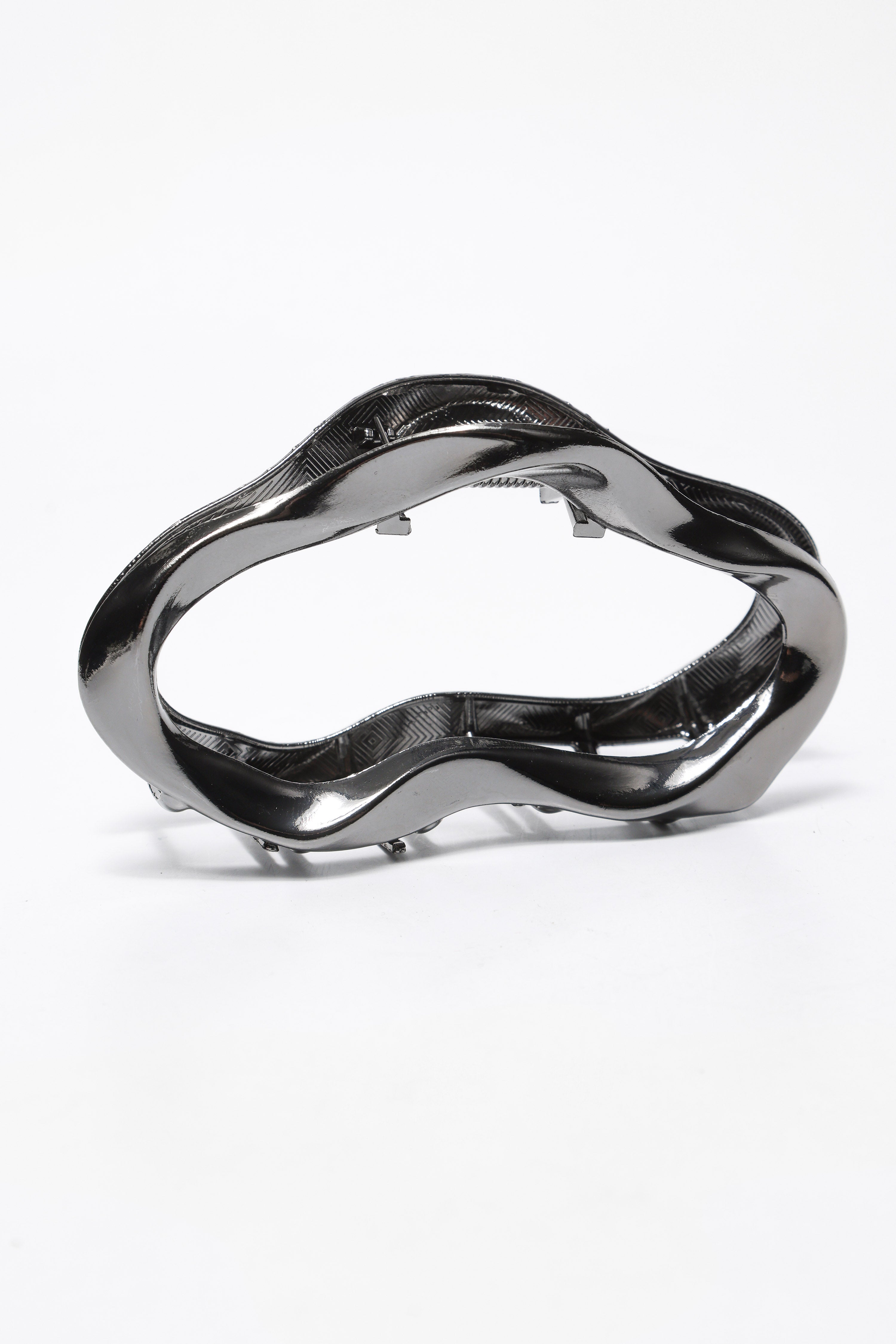 Haarklammer - Dark Silver