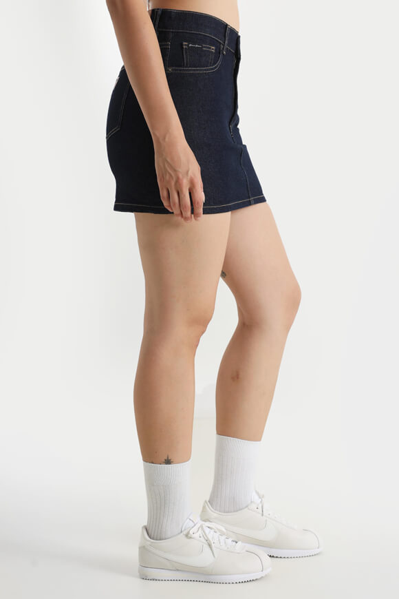 Minigonna di jeans - Denim blu scuro