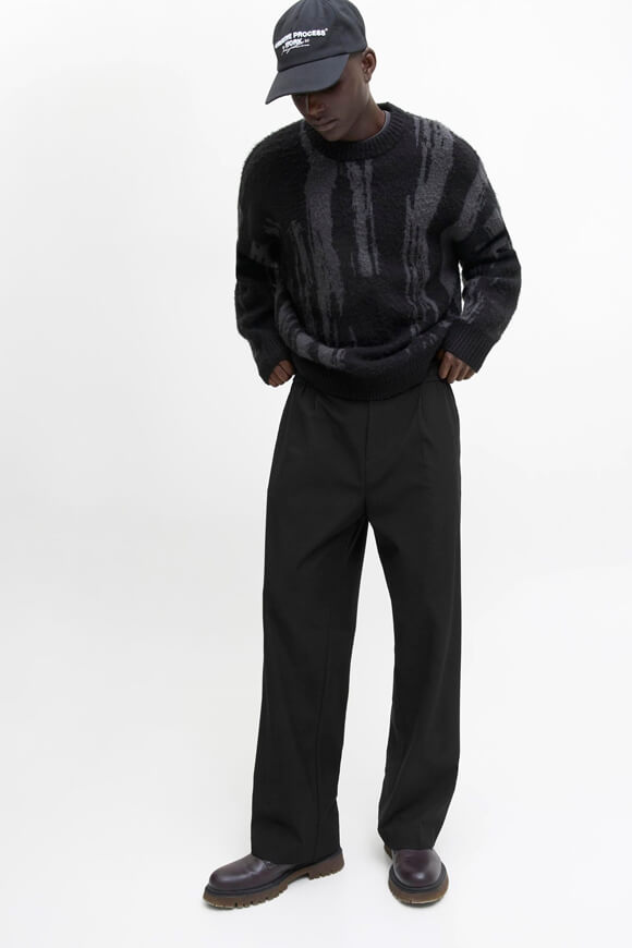 JPSTBILL DIEGO fabric trousers - Black