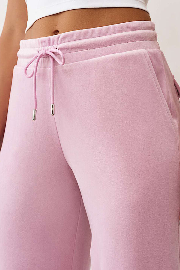 Velvet pants - Mauve Mist