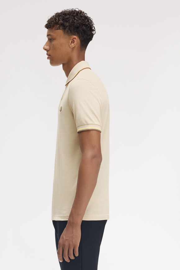 Twin Tipped Poloshirt - Oatmeal