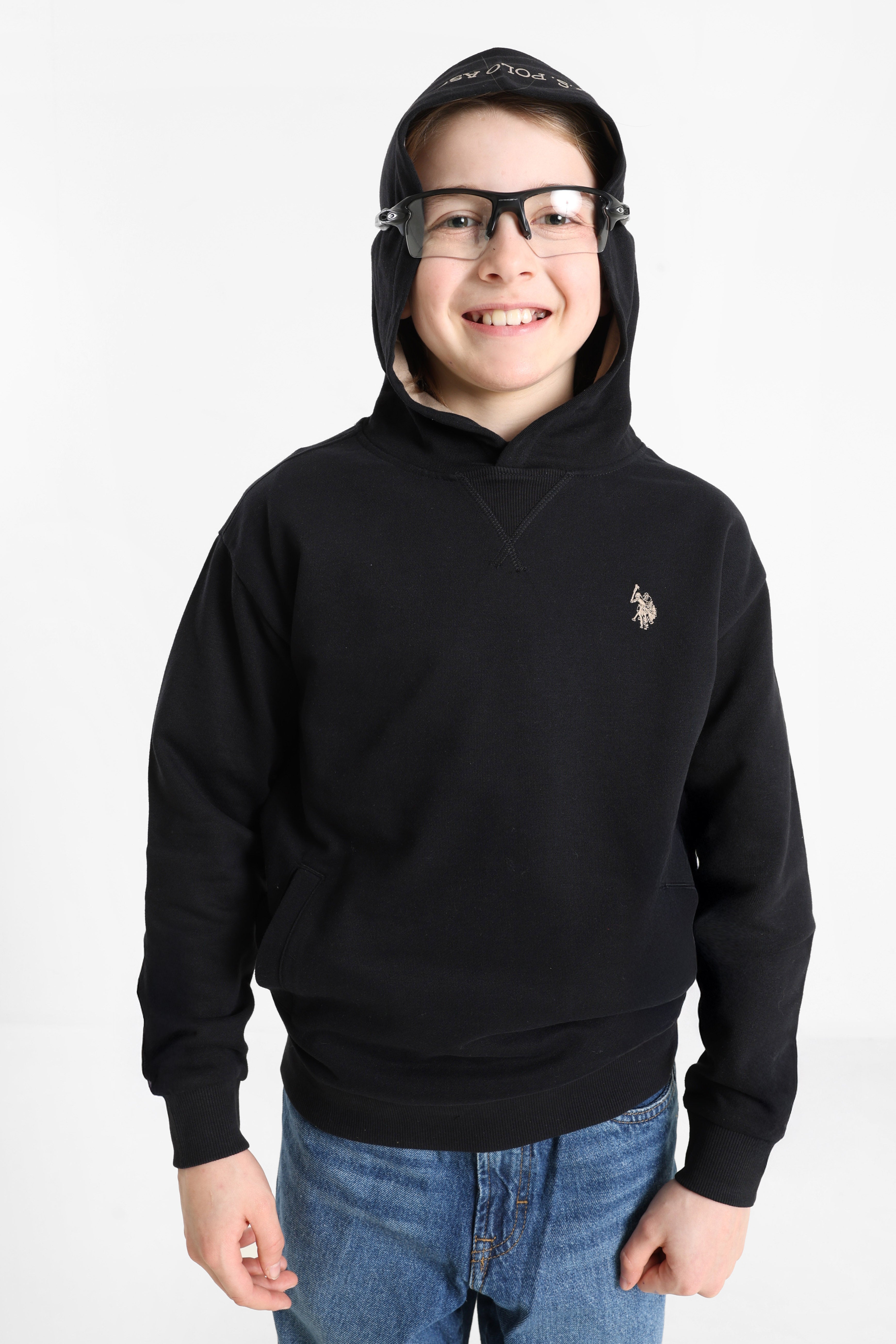 Felpa con cappuccio - Black