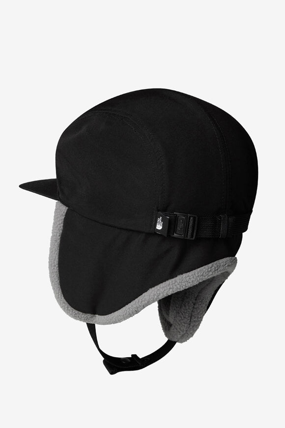 Berretto Trapper foderato Yumiori - Nero + Grigio fumo
