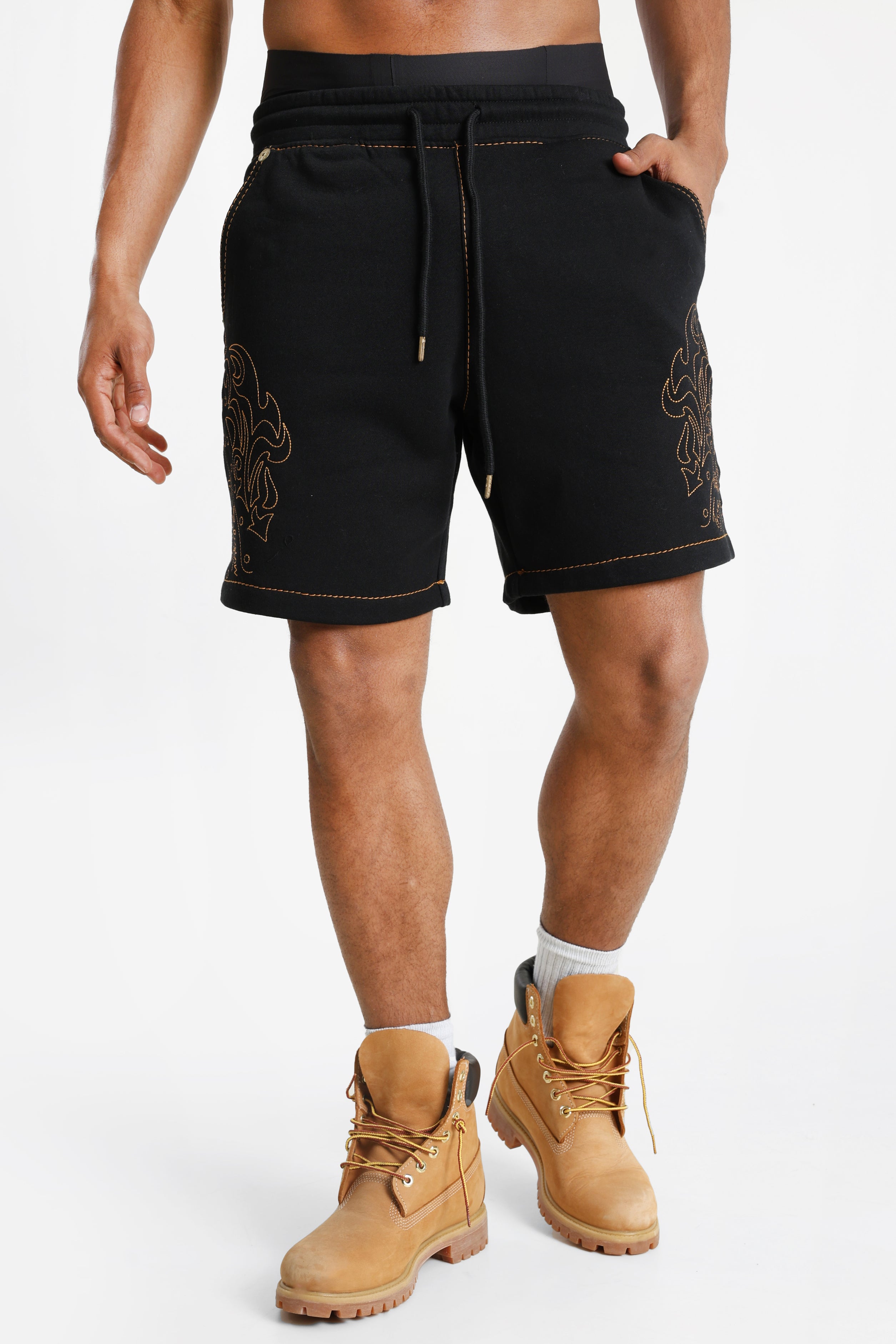 Rodeo Big T Sweatshorts - Jet Black