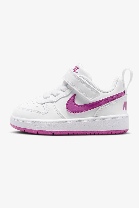 Sneaker Court Borough Recraft Baby - Bianco + Fucsia caldo