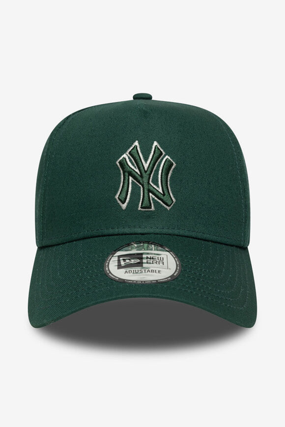 Snapback Cap - Dark Green + White