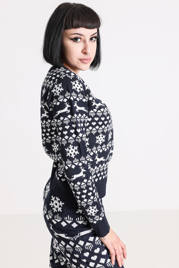 Christmas knitted sweater - Night Sky