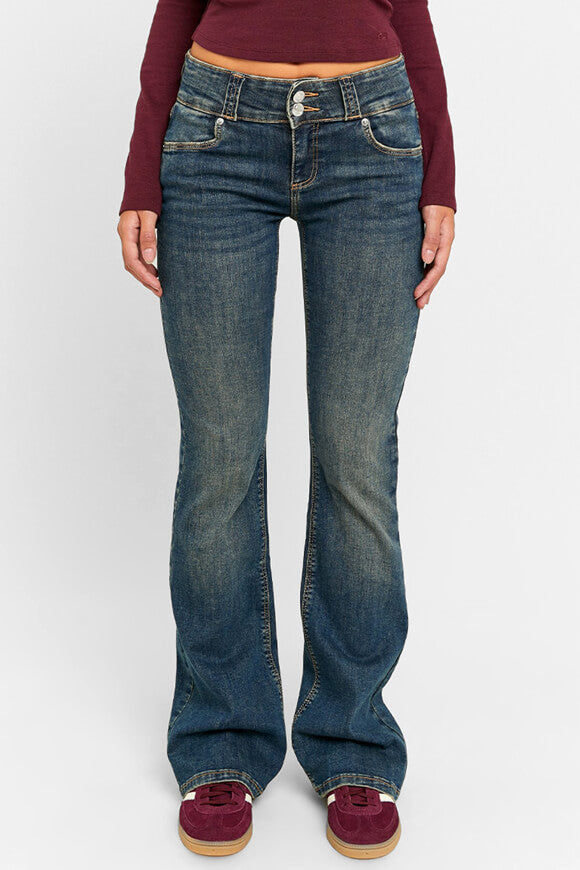 Jeans bootcut - Blu scuro Usato