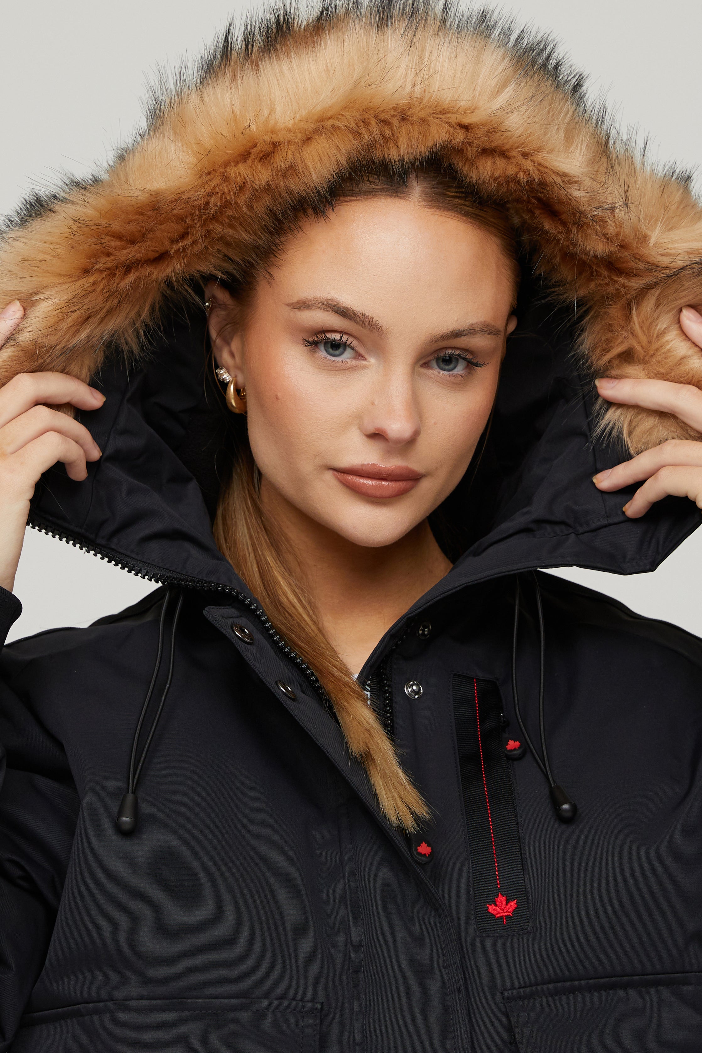 Gabiella Wattierte Bomberjacke - Jet Black
