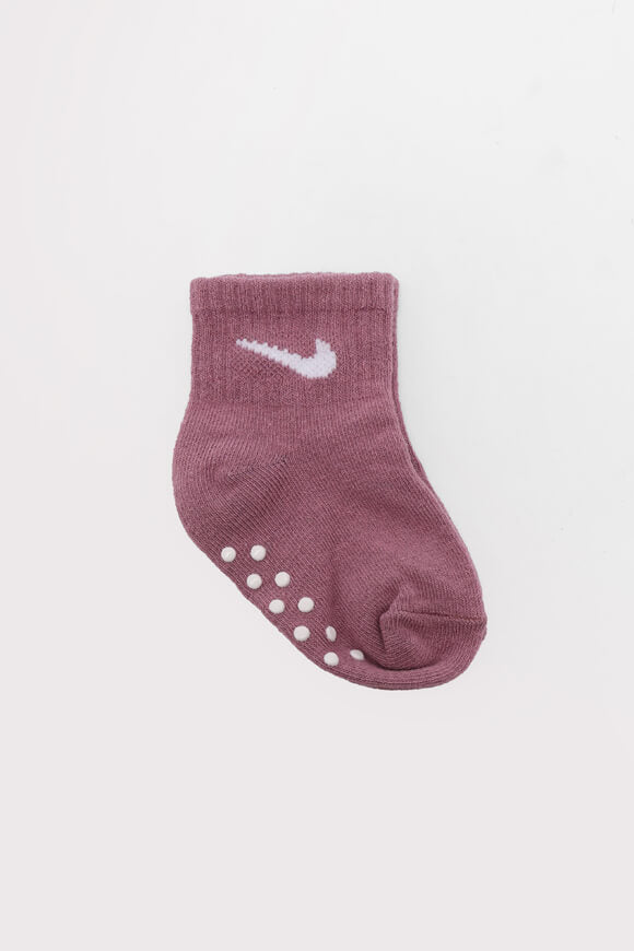 Dreierpack Anti-Rutsch Baby Socken - Plum Dust