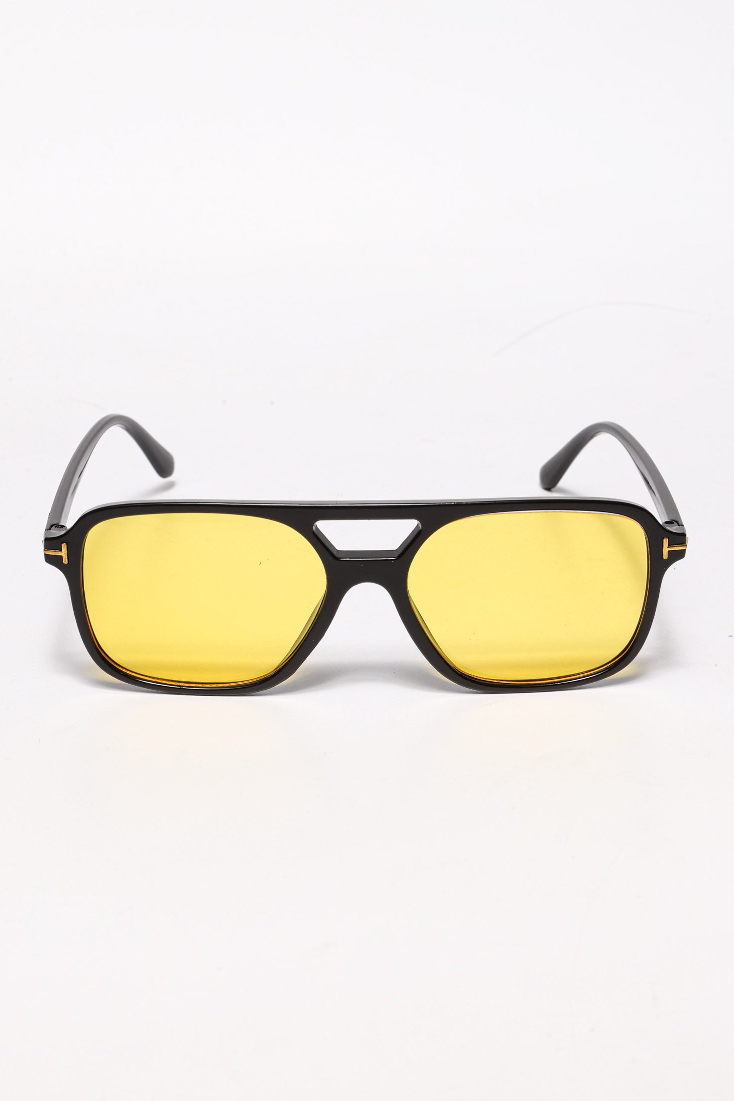 Brille - Black + Yellow