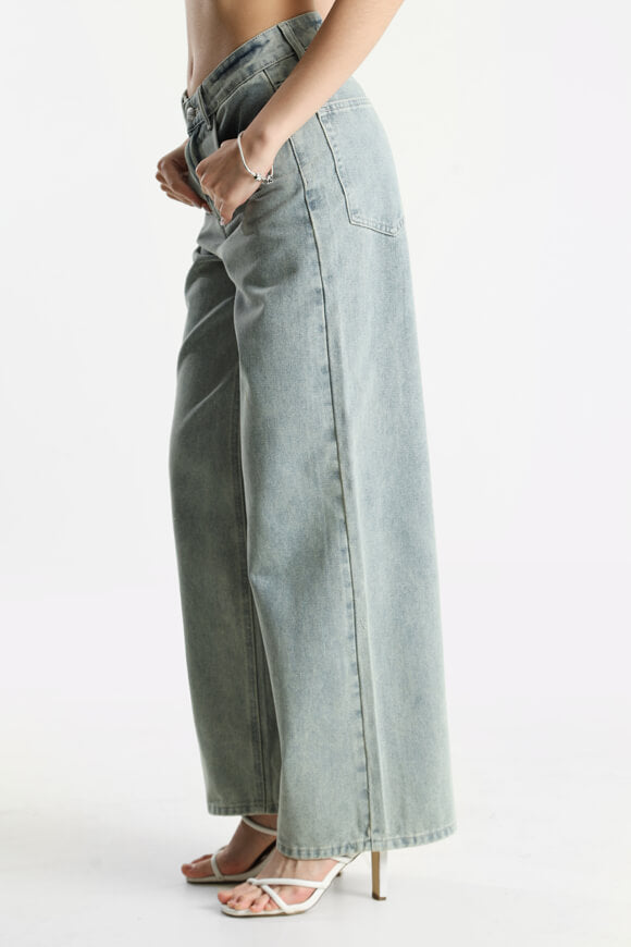 Baggy jeans - Washed blue