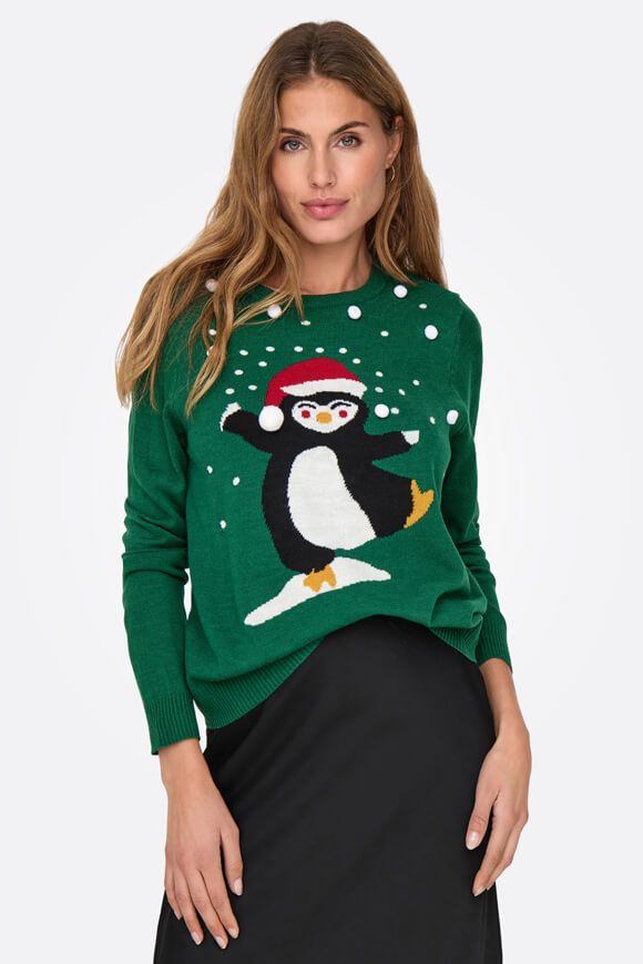 Christmas knitted sweater - Green Jacket