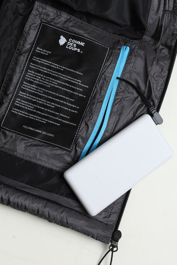 Avoriaz beheizbare Pufferjacke - Anthrazit