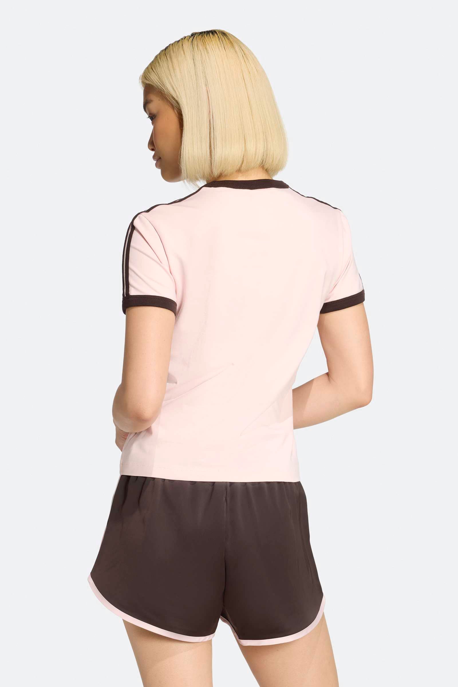 T-Shirt - Sandy Pink + Aurora Coffee