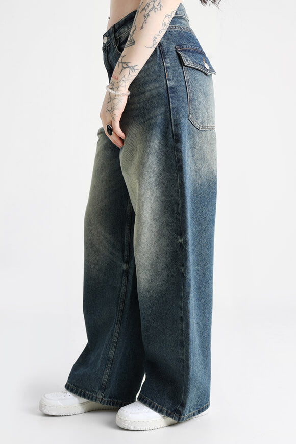 Super baggy fit jeans - blue used