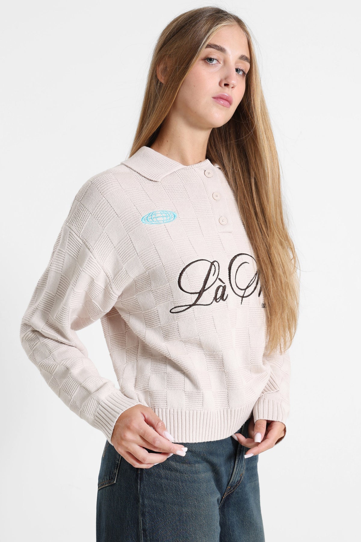 Maglione ampio in maglia fine