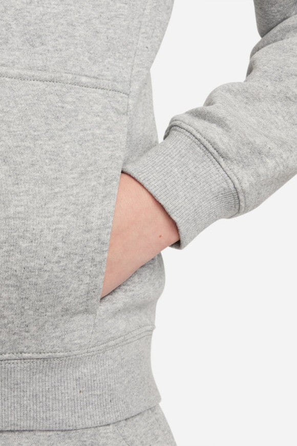 Sportswear Club - Giacca in felpa con cappuccio in pile - Grigio chiaro