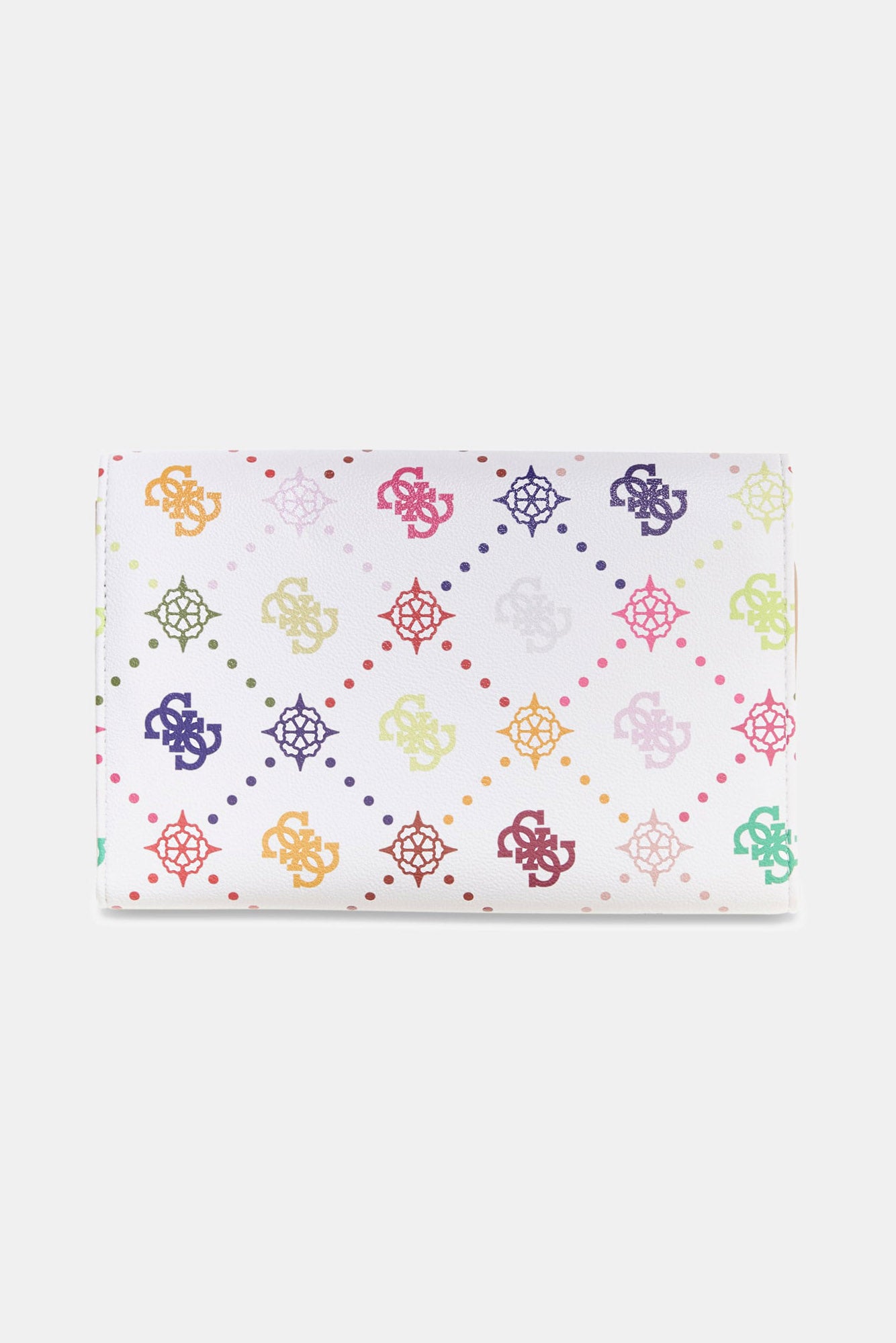 Silia Portemonnaie / Clutch - White + Multicolor