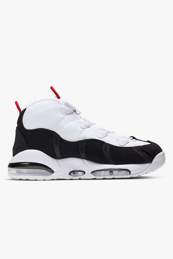 Air Max Uptempo '95 Sneaker - White + Black + University Red