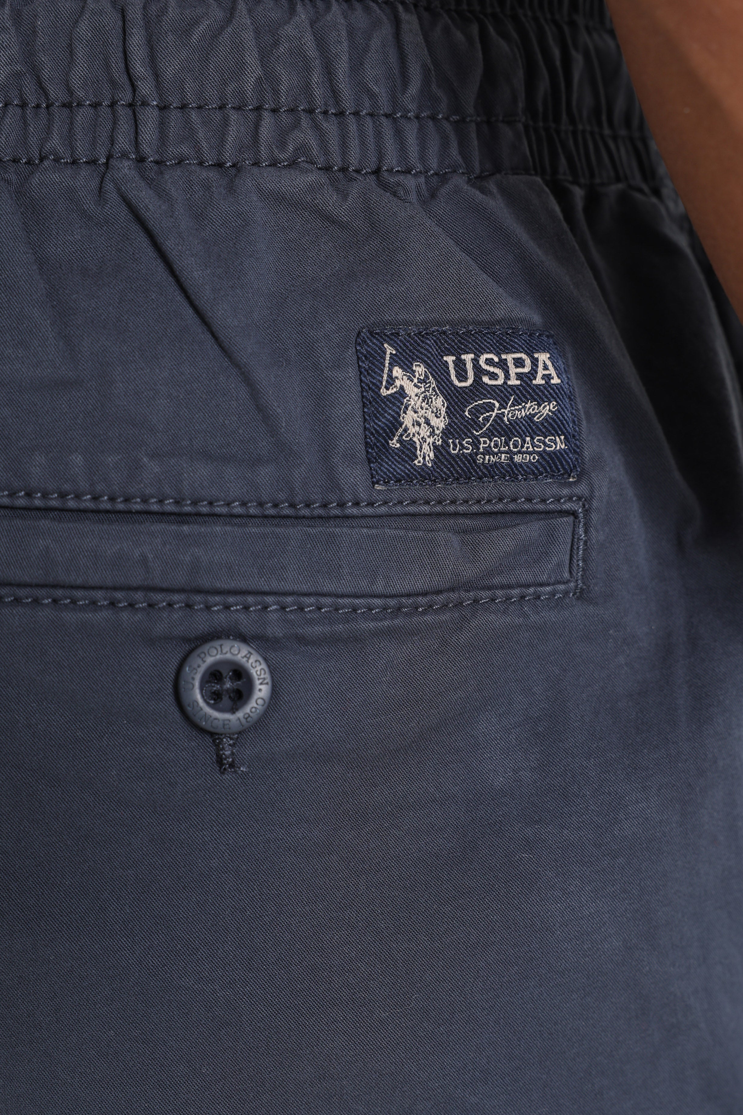Lore corto in tessuto - Navy