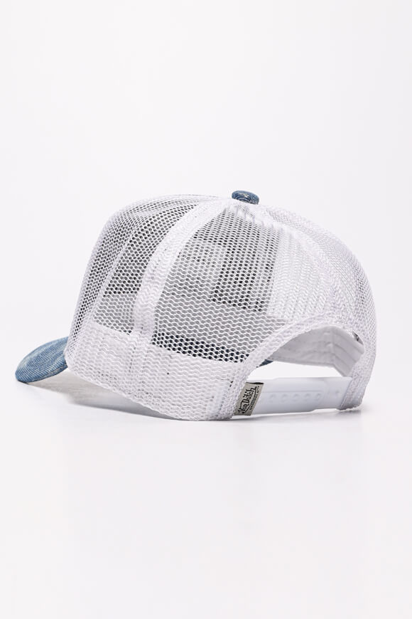 Newark casquette trucker / snapback - Denim Blue + White