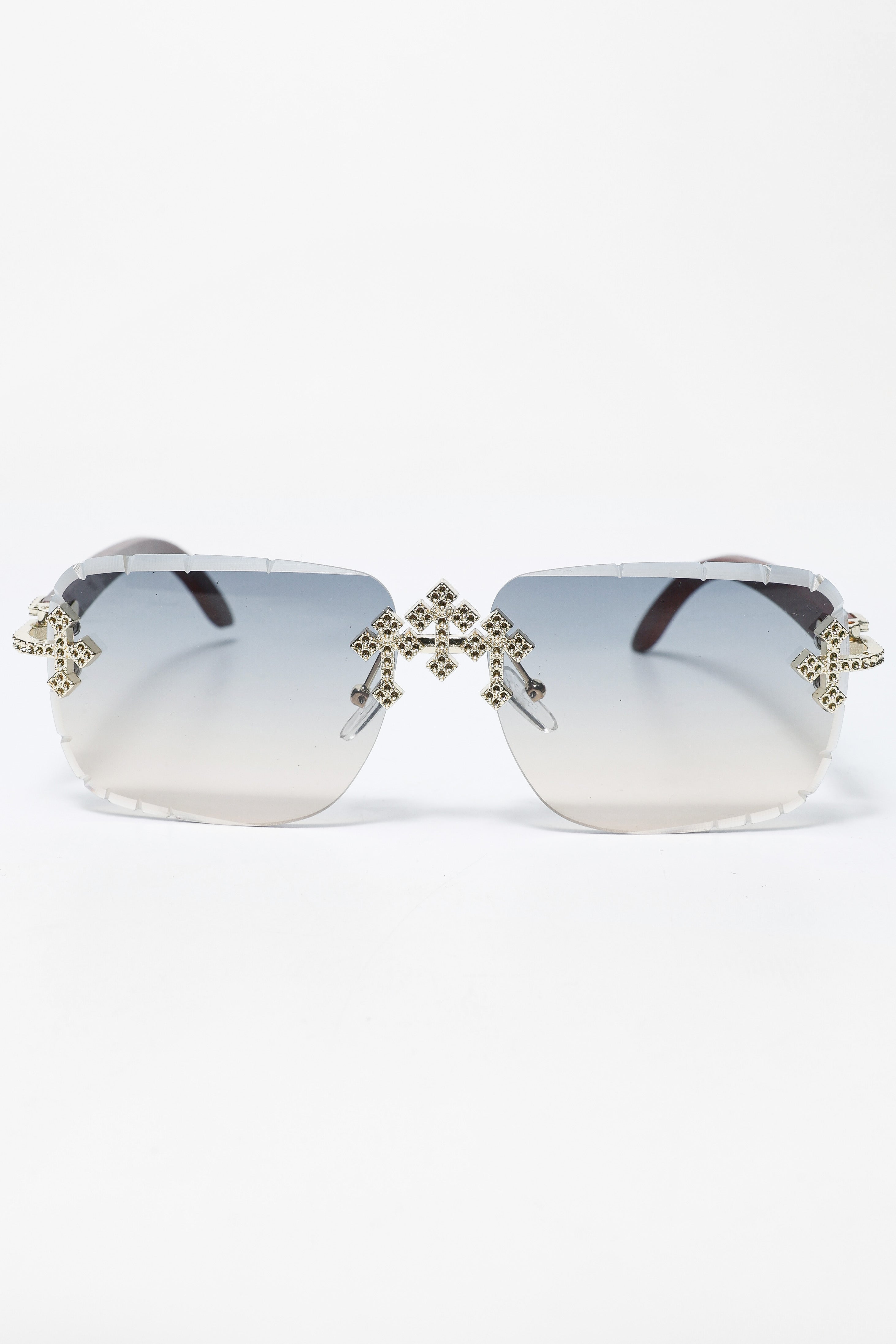 Brille - Blue + Gold + Brown