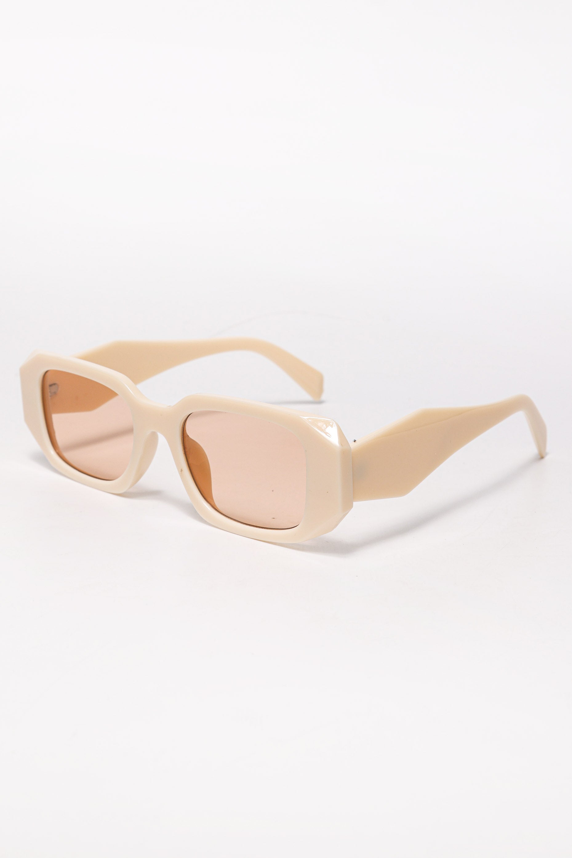 Brille - Beige + Brown