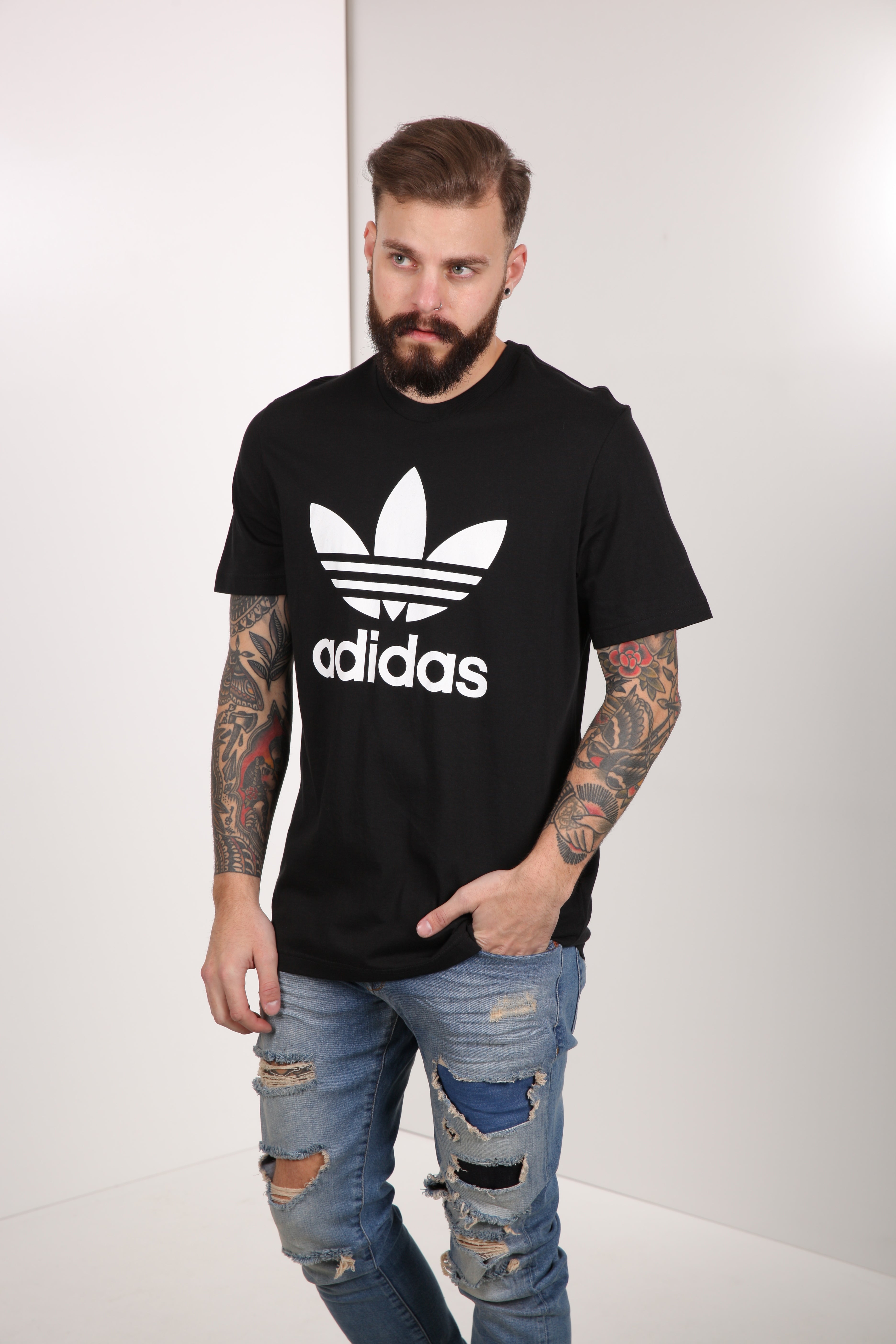 T-Shirt - Schwarz + Weiss