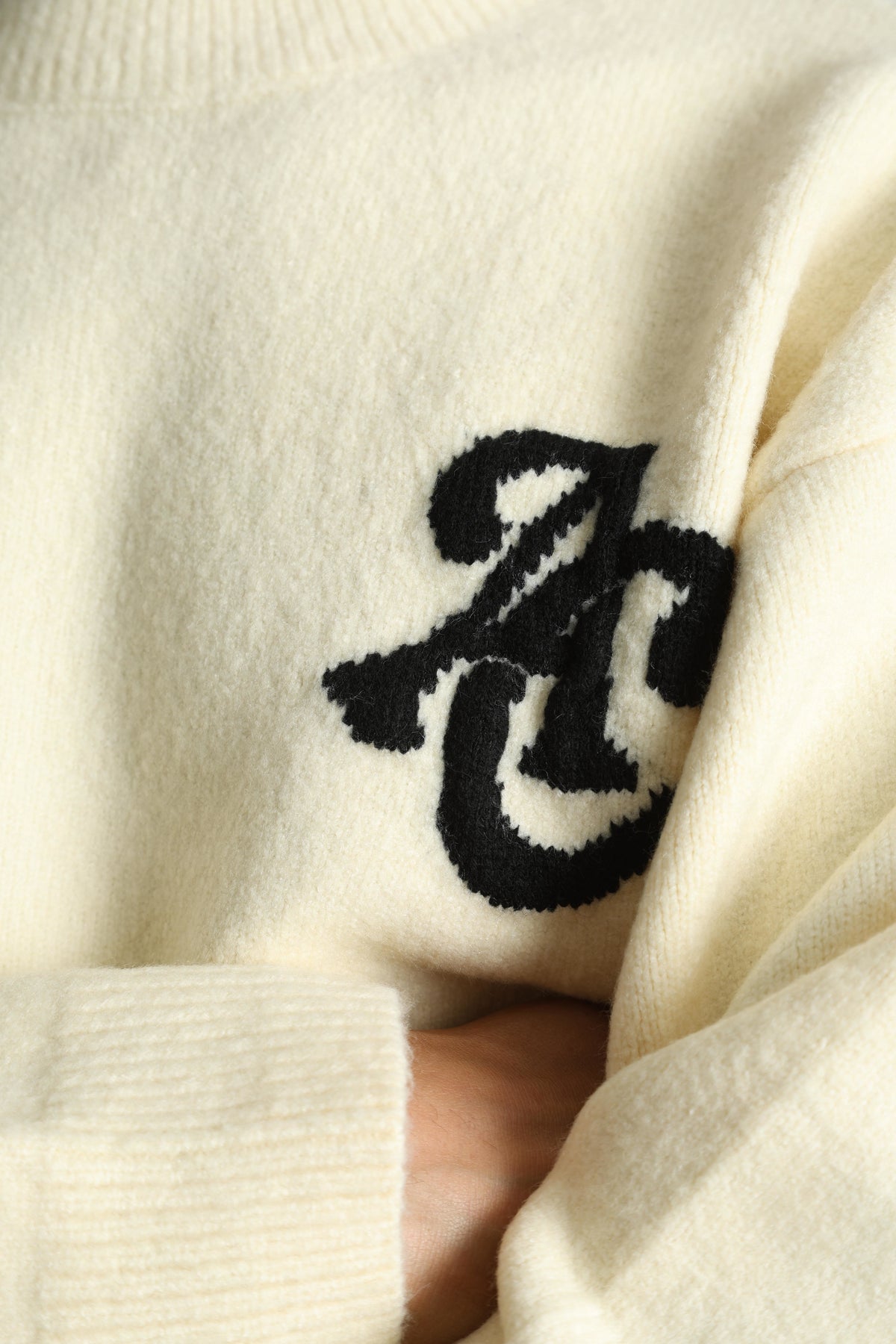 Knitted sweater - Cream