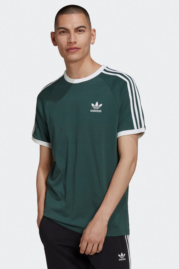 T-shirt Adicolor Classics 3-Stripes - Vert minéral