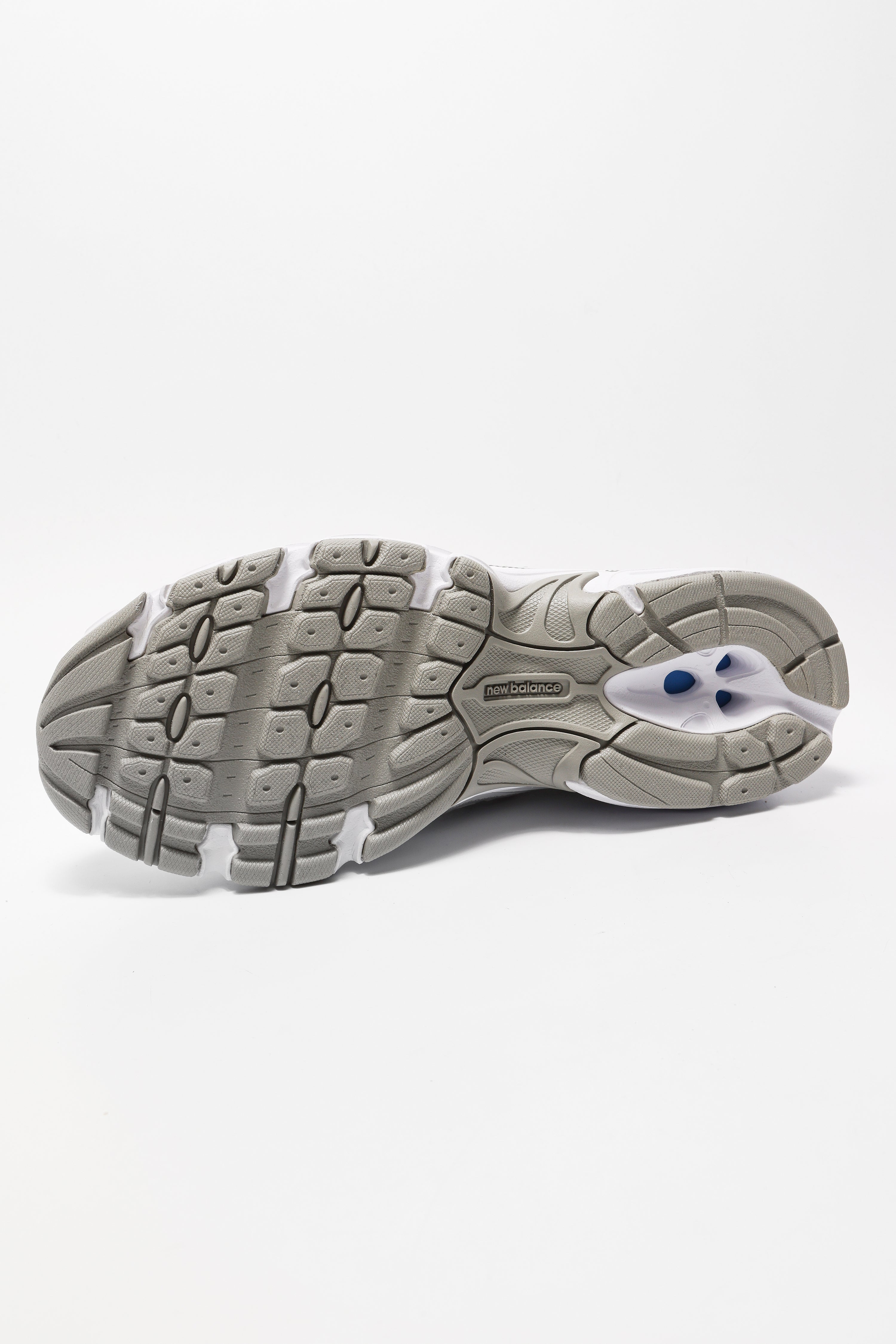 U 740 Core Sneaker - White + Metallic Silver