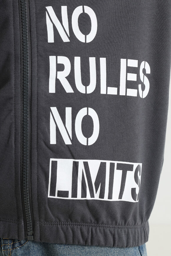 Leyla sweat zippé à capuchon - Asphalt