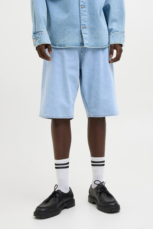 Iron bermuda en jean extra baggy fit - Light Blue